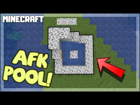Stingray Productions - MINECRAFT | How to Make an AFK Pool! 1.15.2
