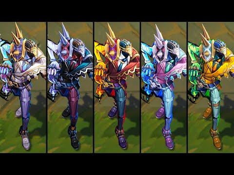 All Soul Fighter Jhin Chromas (League of Legends)