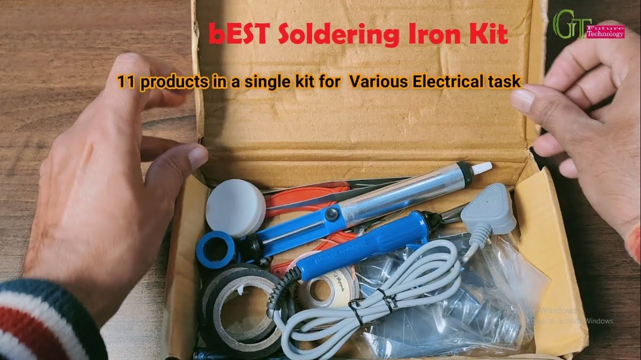 Best 11 in 1 Beginners complete 25 watt soldering Iron kit on Amazon less then 400 rs