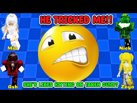 TEXT TO SPEECH Emoji Groupchat Conversations"He tricked me 💔"Roblox Story