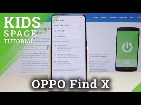How to Set Kids Space on OPPO Find X - Enable Parental Control