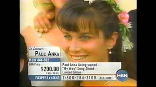 Paul Anka goodnight my love..shopping channel