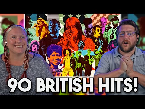 Hits by Brits?! 90 Iconic UK Songs | Americans React