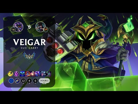 Veigar Carry vs Caitlyn - EUW Challenger Patch 13.17