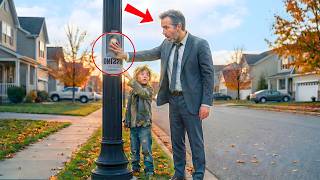 “SEÑOR, ESE NIÑO VIVE EN MI CASA” — Y LO QUE EL MILLONARIO OCULTABA EN EL CARTEL LO DESTRUYÓ