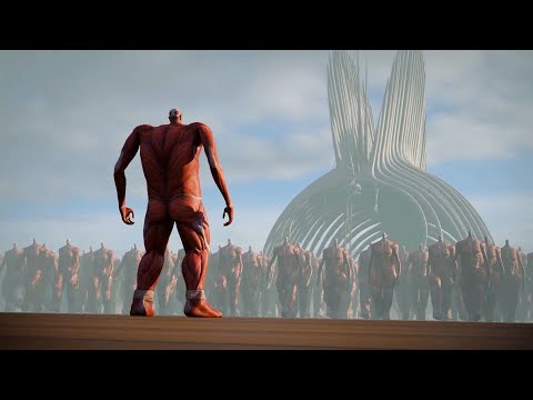 Colossal Titan vs 1.000.000. Colossal Titans - The Rumbling