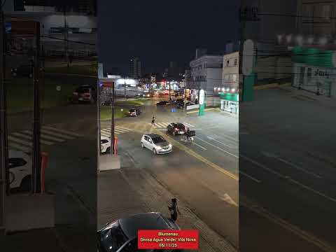 Blumenau Santa Catarina noite de quinta feira 06/11/25 antes do ciclone Extra tropical