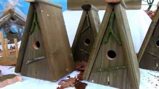 preview picture of video 'Kerstmarkt Otterlo Vogelhuisjes'