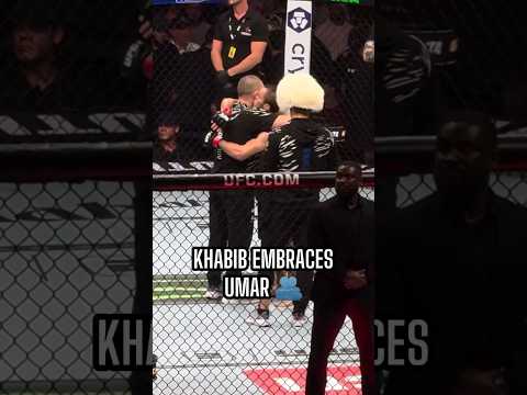 Khabib, Umar and Usman Nurmagomedov after the fight #UFC321