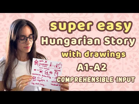 SUPER EASY Hungarian Story - "Nóri wants to read" (comprehensible input)