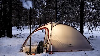 Hot Tent Winter Camping