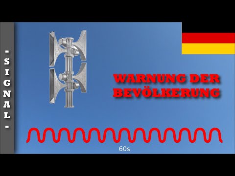 Sirenensignal "Warnung der Bevölkerung" (Deutschland) | SES 600