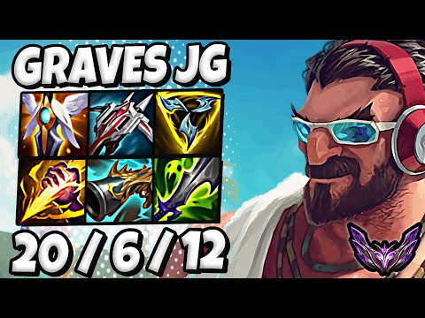 Graves vs Viego Jungle [ QuadraKill ] Korea Master Patch 25.21