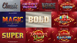 2023 3D Text Effect Ultimate Bundle Photoshop Tutorial Part 2