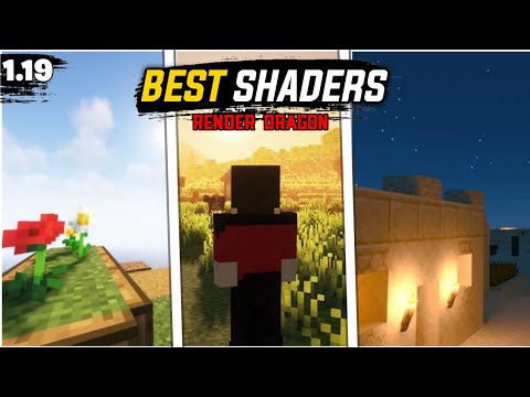 Spunky Insaan 2.0 - Top 5 Best Shaders For Minecraft Pe Render Dragon || 1.19 Render Dragon Shaders MINECRAFT PE