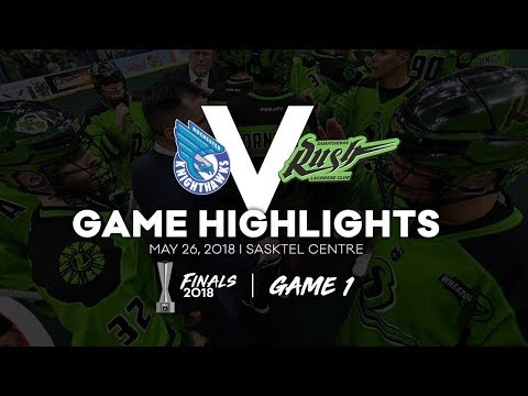 GAME HIGHLIGHTS: Rochester Knighthawks @ Saskatchewan Rush - NLL Finals Game 1