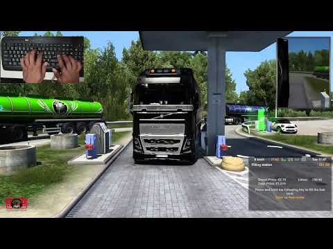 EURO TRUCK SIMULATOR 2 -  VOLVO FH 750 WHIT DRY FREIGHTER TRAILER