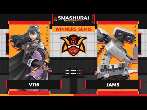 Smashurai: The Arcadian Dojo - V115 (Lucina) Vs. Jams (R.O.B.) Winners Semis