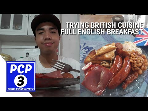 TRYING BRITISH CUISINE - FULL ENGLISH BREAKFAST (I REALLY WANT THIS..)