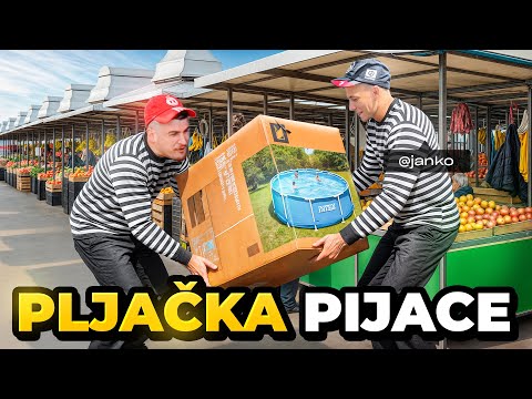 UKRALI SMO NAJSKUPLJI BAZEN NA PIJACI! *2000€*