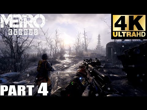 メトロ エクソダス Metro Exodus Walkthrough Gameplay Part 4 - Moscow in 4K - FPS / Xbox One X