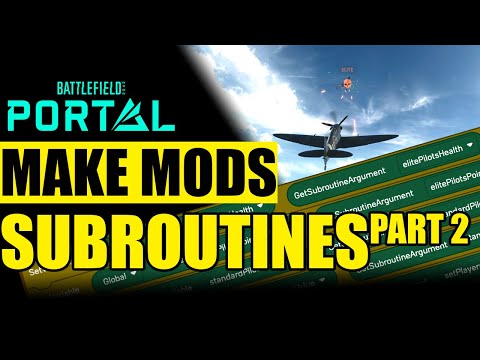 How to use SUBROUTINES in Battlefield 2042 Logic Editor Part 2 (Custom Parameters)