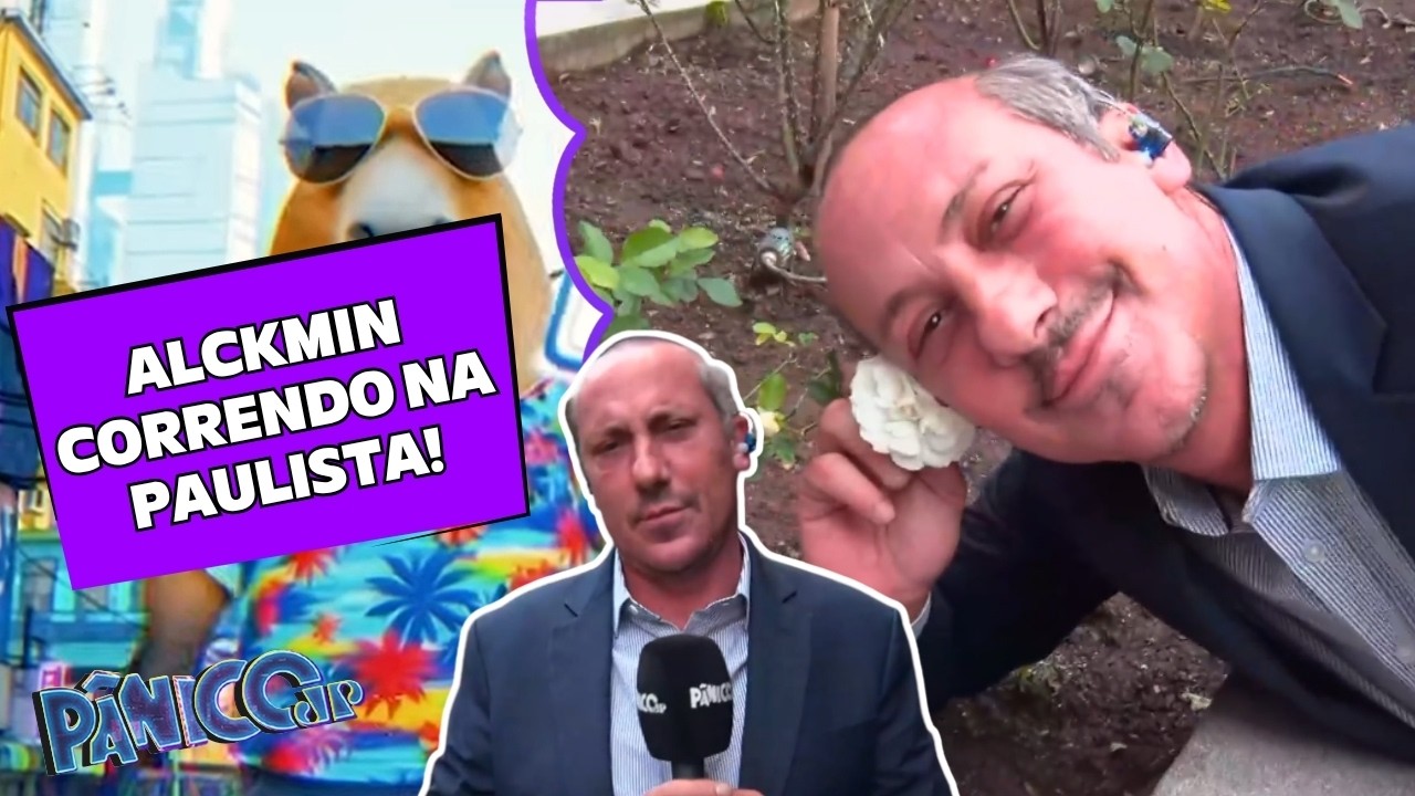 FUZIL DE TERNO E GRAVATA! REPÓRTER CORRE NA PAULISTA E CHEIRA ROSAS NO SANTA CATARINA
