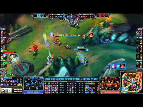 [Highlight] EDG vs BJK | MSI 2015 - Group Stage | EDward Gaming vs Beşiktaş e-Sports Club