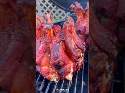 Smoked Pork Crown Roast Recipe | Over The Fire Cooking by Derek Wolf
