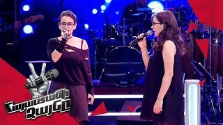 Erica Davtyan vs Anna Danielyan sing ‘Give Us a Little Love’ - Battle – The Voice of Armenia 4