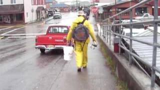 preview picture of video '27 3 Walking from the Cabin to the Harbor, Petersburg, Alaska'