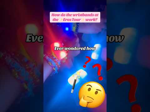 Part of a video titled Eras Tour wristbands explained! #ofcom #erastour #spectrum #tech ...