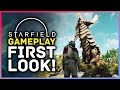 STARFIELD - First Look at Gameplay! Space Combat, Weapon & Ship Building, Character Creation & More!