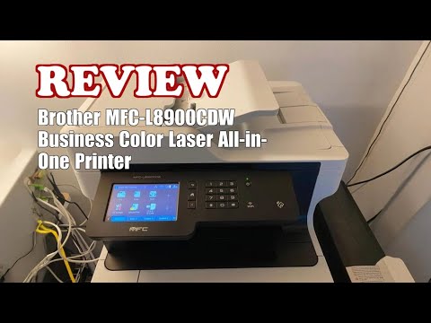 Brother MFC-L8900CDW Business Color Laser All-in-One Printer, Amazon Dash Replenishment Ready video review thumbnail