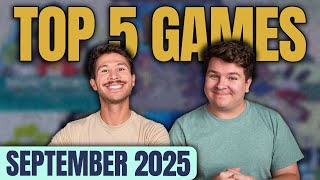 Top 5 Board Games Played | World Domination, Clever Brains, and Two Player Hit! | September Edition