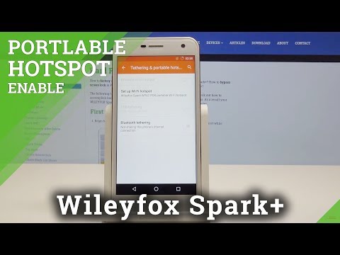How to Activate Portable Hotspot in Wileyfox Spark+ - Share Internet