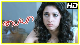 Paiya Tamil Movie Scenes  Tamanna tells Karthi abo