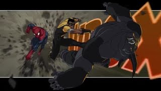 AMV - Spider-man &amp; Powerman VS Rhyno - Let it Out