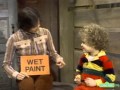Classic Sesame Street Linda Reads Wet Paint