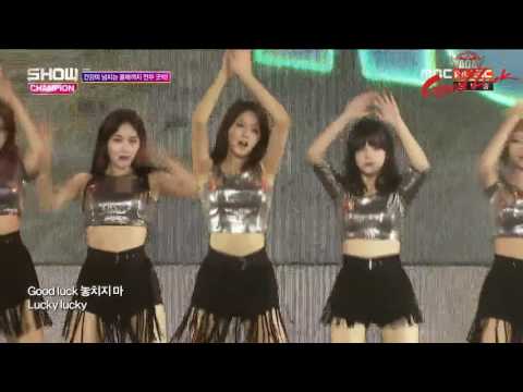 160903 AOA Good Luck + Heart Attack @ MBC Show Champion In Manila