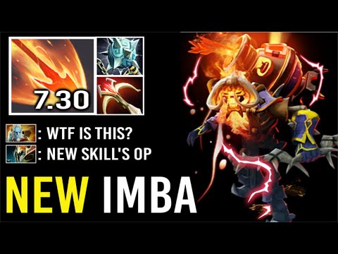 NEW SKILL 7.30 BURNING BARRAGE Clinkz Gleipnir + Daedalus Melt Enemy Heroes in 1 Sec Imba WTF Dota 2