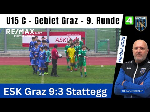 🔴 U15 C ⚽️ ESK Graz 🆚 Stattegg vom 16.11.2025