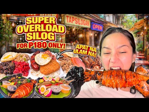 30 Years na Relyenong BBQ GIANT Pusit + Super OVERLOADED Silog Meals | MUST TRY Foodtrip in Manila