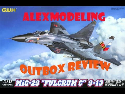 AlexModelling "OUTBOX REVIEW OF 1/48 GWH Mig-29"