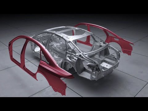 CarWorldTH - 2018 Audi A8 Body Structure - Engineering Wonder (Excellence)