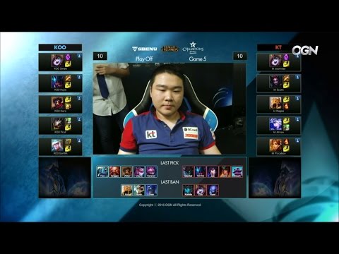 KOO vs KT Game 5 Highlights - KOO TIGERS vs KT ROLSTER – PLAYOFFS ROUND 3 LCK Champions Korea Summer