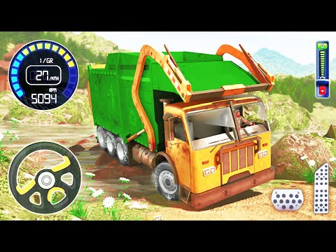 Garbage Truck Offroad Driving Simulator - Trash Dump Truck Driver - Android Gameplay