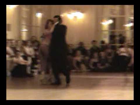  Jennifer Bratt  and  Ney Melo  are  dancing  to  the  milonga  "  Mi Buenos Aires  "