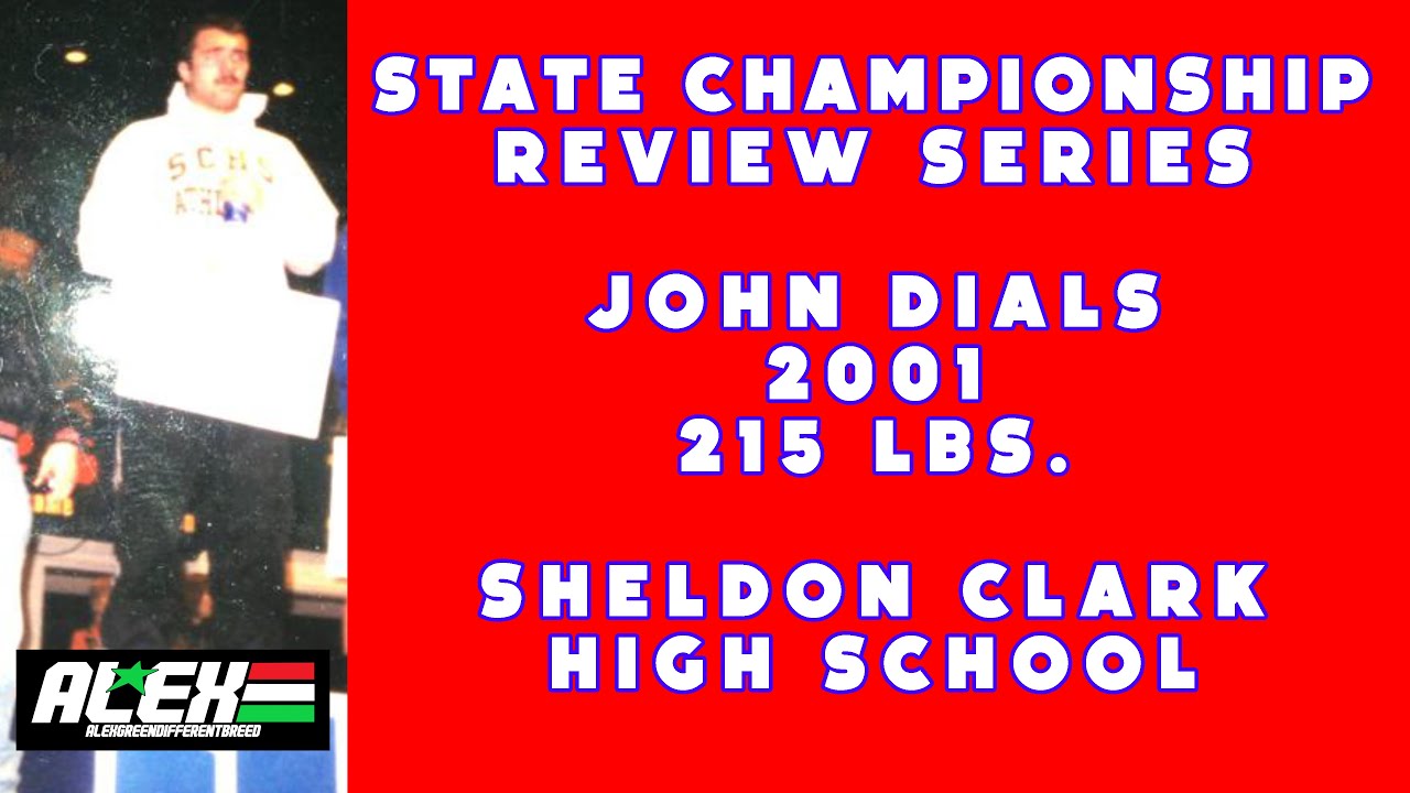 State Wrestling Championship match review w/ John Dials (Sheldon Clark HS; 2001 215 lbs.)