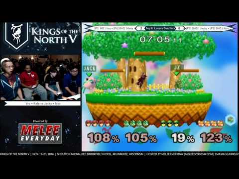 Kings of the North V - GHQ | Kels & ME | Vro vs. GHQ | Jacky & GHQ | Nox - SSBM - Losers Quarters